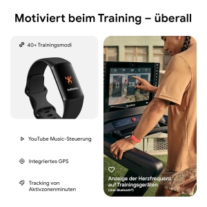 Tracker de activitate Google Fitbit Charge 6, 7 zile autonomie, GPS, 6 luni premium - Img 3