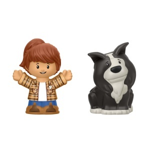 Tractor de jucarie Fisher-Price cu muzica, figurine fermier si caine - Img 4