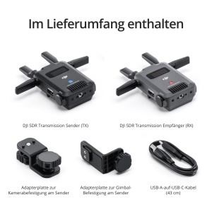 Transmisie Video SDR DJI SDR Transmission Combo, 3 km, 1080p60fps, Stabilitate Mare - Img 6