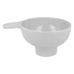 Trichter pentru marmelada Metaltex Jumbo, 12 cm diametru, plastic alb - Img 2