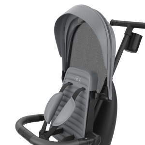 Tricicleta Kinderkraft Jazz 3, 360 rotire scaun, pozitie semipaturita, culoare gri - Img 11