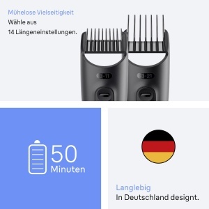 Trimmer Braun Multigroom All-in-One AIO3500, 4-in-1, 50 minute autonomie, gri - Img 5