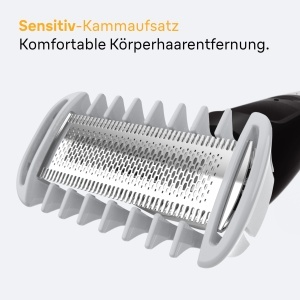 Trimmer Braun XT5, Rasierer Electric, 8 Accesorii, 100 Rezistent la Apa, Gri - Img 5