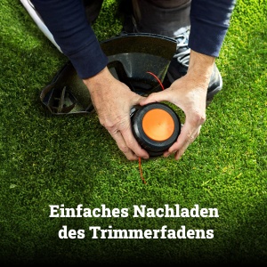 Trimmer cu acumulator WORX WG084E.9, 40V, motor fara perii, 38 cm diametru taiere - Img 7