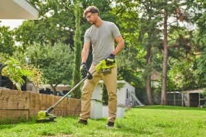 Trimmer de iarba RYOBI RY18LT33A-0, 33 cm, cu pedala pentru schimbare usoara - Img 2