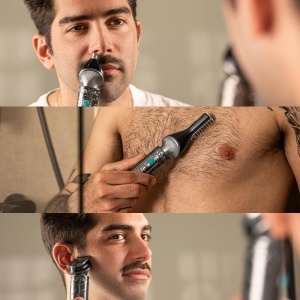 Trimmer Multifunctional Cecotec PrecisionCare Samurai 6in1, Autonomie 150 min, 6 Capete - Img 5