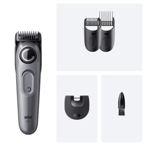 Trimmer pentru barba Braun Series 3 BT3525, 50 min autonomie, 40 lungimi, gri - Img 7