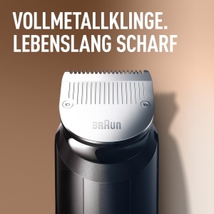 Trimmer pentru barba King C. Gillette PRO, 40 lungimi, 80 min autonomie, otel inoxidabil - Img 4