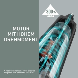 Trimmer pentru nas si urechi Panasonic ER-GN300, cu motor puternic, design ergonomic, negru - Img 5