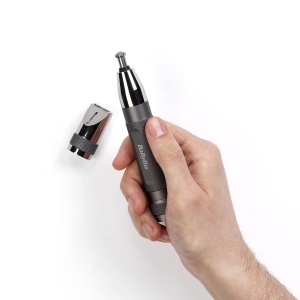 Trimmer pentru nas, urechi si sprancene BaByliss Super-X E116E, metal, 3-in-1, baterii - Img 2