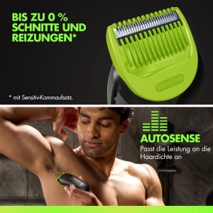 Trimmer si Rasierer GilletteLabs i5 pentru Barbati, 3 Kame, Design Waterproof - Img 3