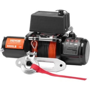 Troliu electric VEVOR S6000 12V DC 2722 kg IP55 cu telecomanda wireless si cablata - Img 10