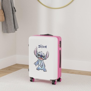 Troller copii Disney Stitch 50x38x20 cm ABS 34L cu 4 roti - Img 2