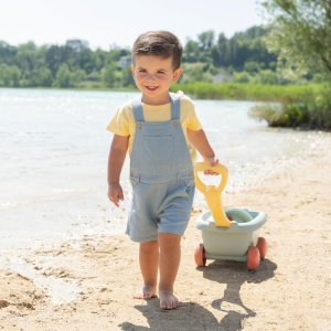 Trolley pentru nisip Smoby Life cu eimer si accesorii, 42 materiale reciclate - Img 8