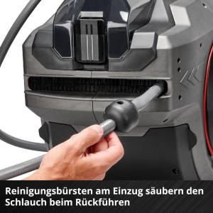 Tromela de furtun Einhell GE-HR 1830-1 Li-Solo, 30 m, 18 V, automatizata - Img 6