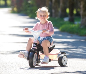 Trotineta 3-in-1 Smoby Baby Driver Plus Rosa, pentru copii de la 10 luni - Img 6