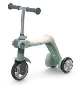 Trotineta cu 3 roti Smoby Little Switch - 2-in-1, inaltime ajustabila, pentru copii 18 luni