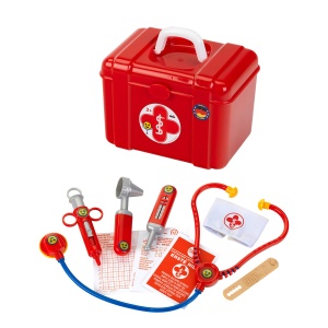 Trusa de doctor Theo Klein 4431 cu accesorii Stetoscop, seringa, termometru