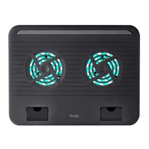 Trust Cyclone Laptop Cooler Stand pentru laptopuri de 16 inch, 8 trepte reglabile, suport de racire pentru notebook, USB Operation Cooling Pad cu 2 ventilatoare pentru notebook, netbook, MacBook - negru - Img 7