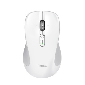 Trust Ferro Mouse Wireless Alb Bluetooth si 24GHz Scroll Rapid Timp Redus