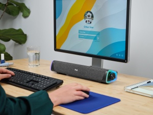 Trust Liro Soundbar PC Speaker 12W, Difuzoare stereo pentru computer cu iluminare LED RGB, Jack 3.5mm AUX, USB Operation Sound Bar pentru PC Laptop Desktop Tablet Smartphone TV, Negru - Img 7
