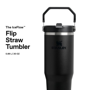 Tumbler cu pai Stanley 1913, 0.89L, Negru - Img 3