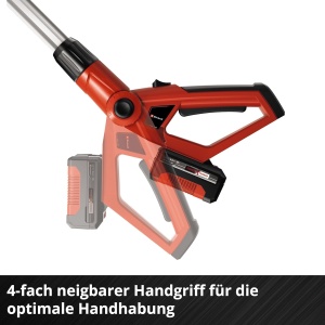 Tuns gard viu telescopic cu acumulator Einhell GE-HH 18/45 Li T-Solo Power X-Change (Li-Ion, 18 V, lungime lama 45 cm, lama din otel diamantat, fara baterie si incarcator) - Img 8