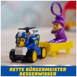 Turn de salvare PAW PATROL cu vehicul si figurina, 30 cm, pentru copii - Img 4