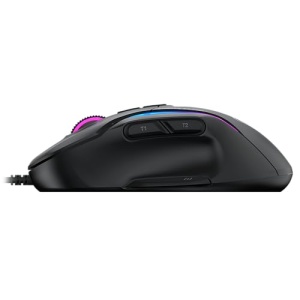 Turtle Beach Kone II - Mouse ergonomic pentru jocuri RGB, senzor optic 26K DPI, comutatoare optice Click Life 100M, 23 de functii programabile, rotita de derulare 4D, negru - Img 13