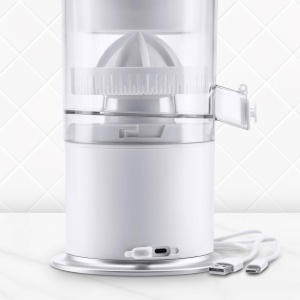 Ufesa Squeeze Go White Storcator Electric Portabil 200ml USB Reincarcabil BPA-Free - Img 5