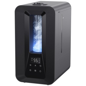 Umidificator AROEVE 5L cu Aroma Diffuser, 300 mlh, 25 dB, Nocturn