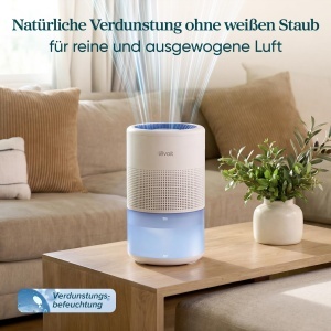 Umidificator Inteligent Levoit, 4.5L, 400mlh, fara praf alb - Img 2