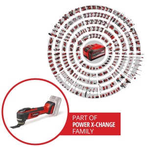 Unealta multifunctionala profesionala fara fir Einhell TP-MG 18 Li BL-Solo Power X-Change (18 V, 3 functii, suport magnetic pentru scule, inclusiv accesorii, fara baterie) - Img 4