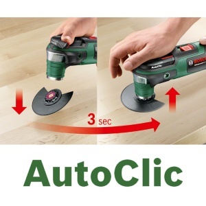 Unelte multifunctionale Bosch AdvancedMulti 18, 18V, fara acumulator, set accesorii - Img 3