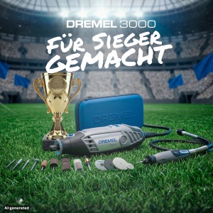Unelte multifunctionale Dremel 3000 Champion, 130 W, 33.000 RPM, cu 25 accesorii - Img 2