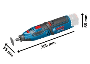 Unelte rotative Bosch Professional GRO 12V-35, 35000 rpm, 2 acumulatori 2.0Ah - Img 4