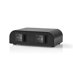 Unitate de control pentru boxe Nedis - 2 cai, conectare sigura, metalica, neagra - Img 4