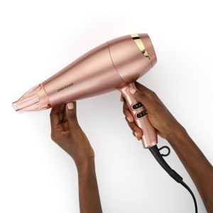 Uscator de par BaByliss 2100W Rose Gold, tehnologie ionica, 3 temperaturi - Img 4