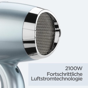 Uscator de par BaByliss Hydro Fusion D773DE, 2100W, Ioni, Albastru - Img 3