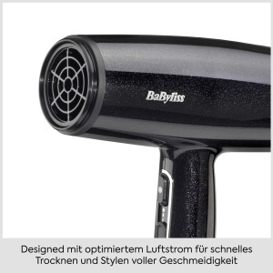 Uscator de par BaByliss Midnight Shine, 2100W, Ioni, cu difuzor, compact - Img 4