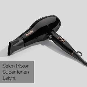 Uscator de par BaByliss Pro Power D5245E, 2300W, negru, tehnologie anti-frizz - Img 3
