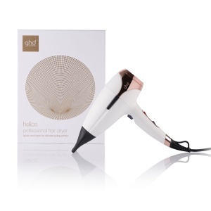 Uscator de par ghd Helios, 2200W, alb, tehnologie Aeroprecis