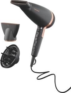 Uscator de par Grundig HD 8080, 2300 W, Ionizare, NegruRose Gold