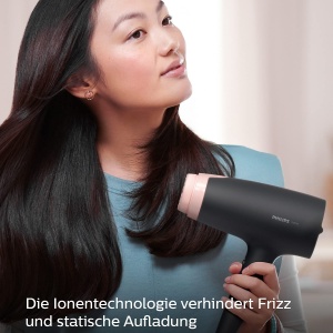 Uscator de par Philips seria 3000 cu atasament ThermoProtect - 2100 W, functie de ionizare, 6 niveluri de caldura si viteza (model BHD350/10) - Img 5