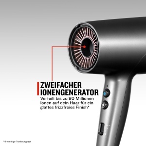 Uscator de par Remington D6078 E51, 2000W, 120 kmh, cu 4 accesorii - Img 2