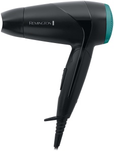 Uscator de par Remington [mic, pliabil si puternic] On The Go (2000 W, reglare a tensiunii la nivel mondial 120/220-240V, duza de coafare si difuzor, 2 setari combinate de incalzire si suflanta) Uscator de par de calatorie D1500 - Img 8