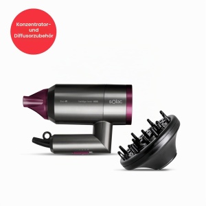 Uscator de par Solac Hair Go Ionic 2000W, pliabil, 2 viteze, 2 temperaturi - Img 2