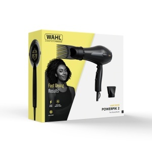 Uscator de par WAHL PowerPik 2 Negru 1500W Anti-Frizz pentru par afro - Img 7