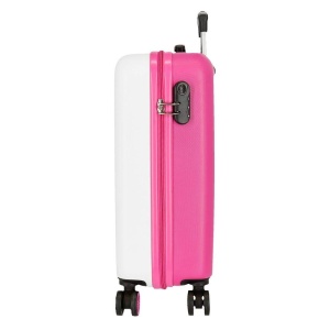 Valiza de mana Disney Minnie, 34L, 2,6kg, 4 roti, alba - Img 3