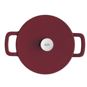 Vas de gatit din fonta Fissler Moments, 20 cm, burgund, cu functie AromaStar - Img 3